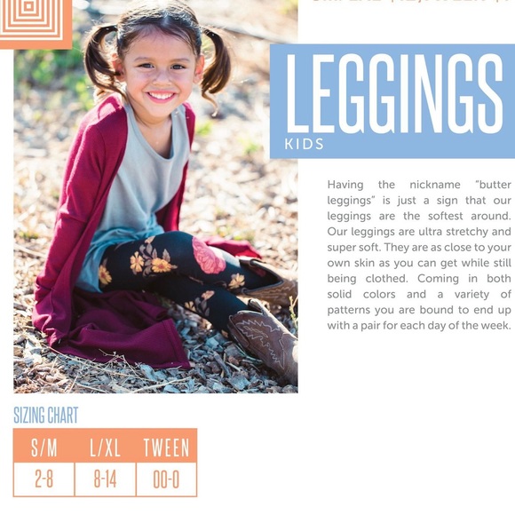 New L/XL Kids LulaRoe Halloween Leggings - Picture 2 of 2